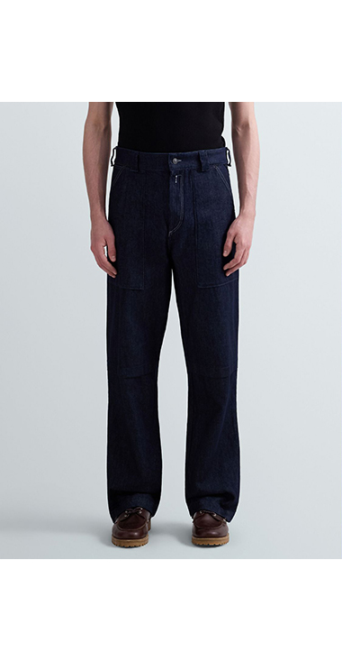 ワイドフィットARLON インディゴデザインデニム